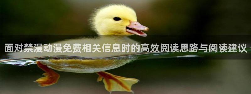喵趣漫画作品：面对禁漫动漫免费相关信息时的高效阅读思路与阅读建议